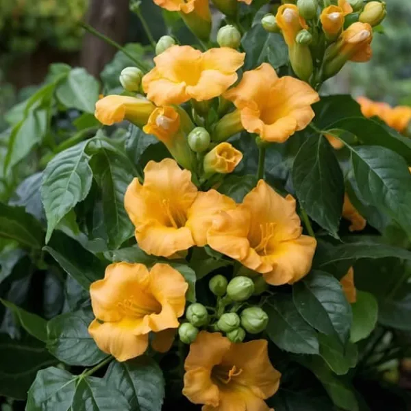 Trumpetvinda - Campis radicans 'Flava' - Höjd 110-120cm - ⌀17cm