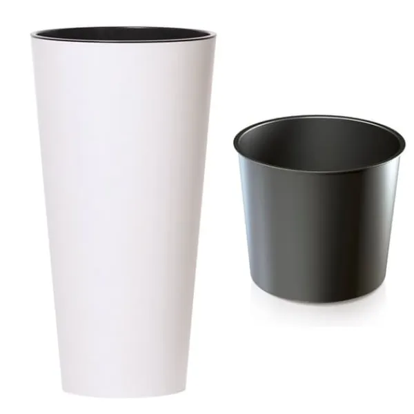 Online Tubus Slim DTUS300 Hög Blomkruka | Vit Krukor & Växtbehållare