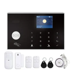 Online Tuya trådlöst WiFi+GSM larmsystem Hemlarmsystem