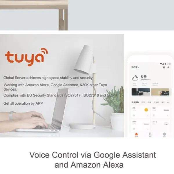 Online Tuya trådlöst WiFi+GSM larmsystem Hemlarmsystem