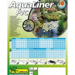 Ubbink AquaLiner dammfolie 4 x 5 m PVC 0,5 mm 1331950 403734