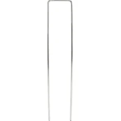 U-formade galvaniserade trädgårdsstakar - 100 pack - 3 mm tjocklek