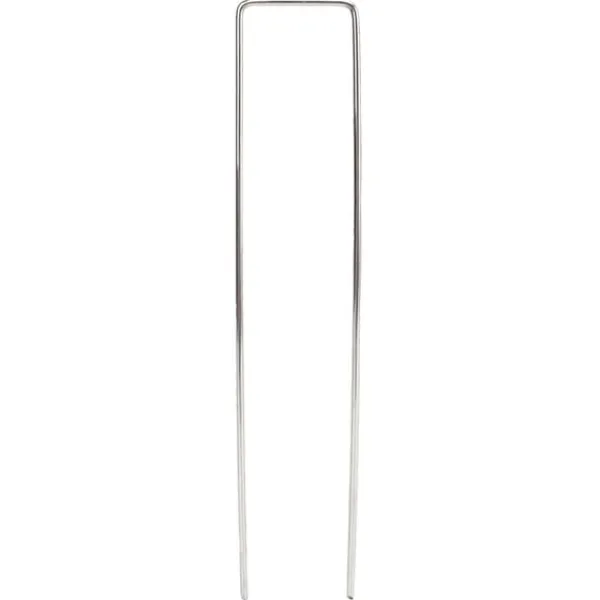 U-formade galvaniserade trädgårdsstakar - 100 pack - 3 mm tjocklek