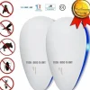 Best Ultraljudsmyggavvisare TD® 2 paket Fransk märke Elektrisk kontakt Ultraljud mot insekter möss spindlar camping Insektsmedel & Djuravvisande Medel