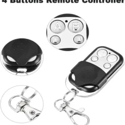 Universell fjärrkontroll - 3-pack - 433 MHz - 4 knappar - Signalduplicator Skjul, Garage & Carports