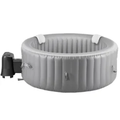 Uppblåsbar Bubbelpool, 6-8 Personer Kapacitet, 2400x660mm, Bärbar Utomhusspa, Lätt att montera