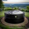 Sale Uppblåsbar bubbelpool Florence – 2400W | 154 x 154 x 65 cm | Jacuzzi för 4 personer | 100 massagestrålar | Upp till 40°C uppvärmning | Uppblåsbart spa | CDON Spa & Utomhusbad
