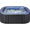 Online Uppblåsbar spa - MSPA - Tekapo C-TE042 - 4 personer - PVC Rhino-Tech - Grå/Blå Spa & Utomhusbad