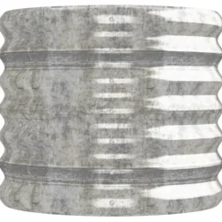 Upphöjd odlingslåda i pulverlackerat stål | Storlek: 152x40x36 cm | Färg: Silver