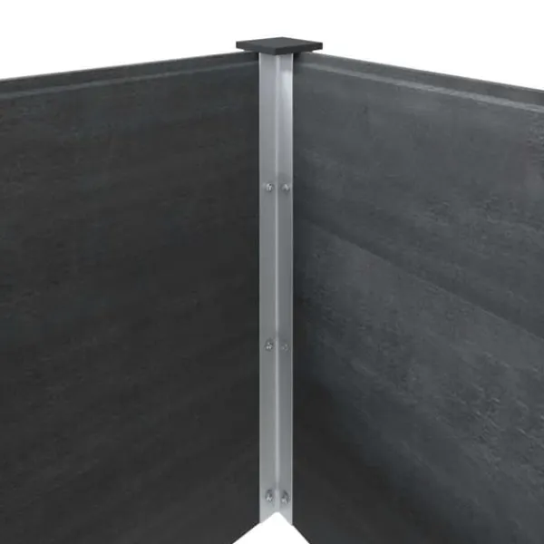 Sale Upphöjd odlingslåda i WPC - Hållbar och väderbeständig | Färg: Grå | Storlek: 300x50x54 cm Planteringsbänkar