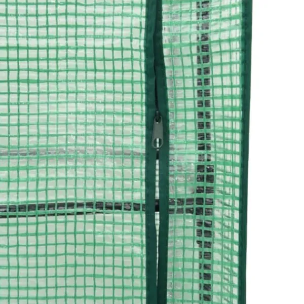 Upphöjd odlingslåda med växthusöverdrag i rottinglook | Storlek: 160x40x140 cm