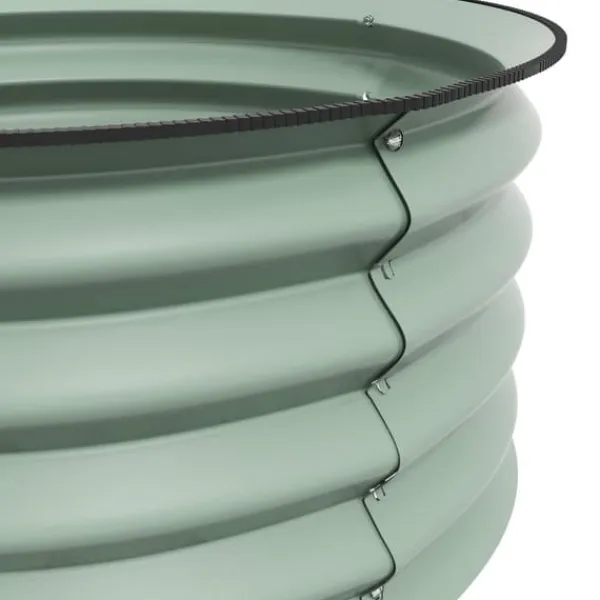 Upphöjd planteringslåda, 60x30 cm, grön