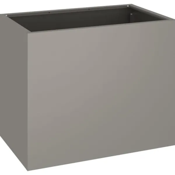 Clearance Urbana Trädgårdsplanterare i Väderbiten Stål | Storlek: 50x32x40 cm | Färg: Brun Krukor & Växtbehållare