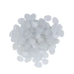 New Utomhus självlysande stenar Färgglada fluorescerande självlysande småsten för mörk trädgård Gårdväg Trädgårdsleder 200 / väska Vit Trädgårdsstenar & Klivstenar