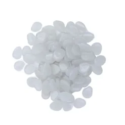 New Utomhus självlysande stenar Färgglada fluorescerande självlysande småsten för mörk trädgård Gårdväg Trädgårdsleder 200 / väska Vit Trädgårdsstenar & Klivstenar