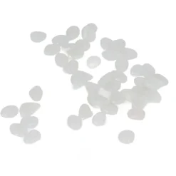 New Utomhus självlysande stenar Färgglada fluorescerande självlysande småsten för mörk trädgård Gårdväg Trädgårdsleder 200 / väska Vit Trädgårdsstenar & Klivstenar