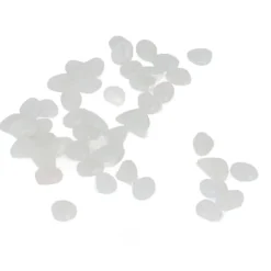 New Utomhus självlysande stenar Färgglada fluorescerande självlysande småsten för mörk trädgård Gårdväg Trädgårdsleder 200 / väska Vit Trädgårdsstenar & Klivstenar