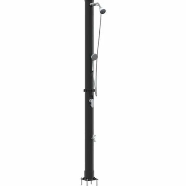 Best Utomhus solardusch - - Svart - PVC och Aluminium - 217 cm - Rotationshuvud - Solenergi Spa & Utomhusbad
