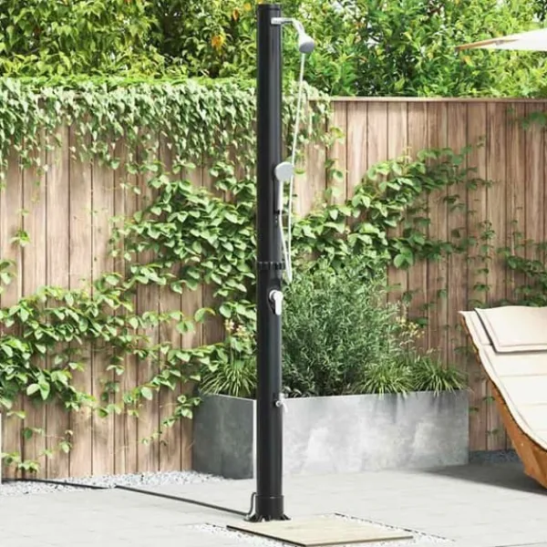 Best Utomhus solardusch - - Svart - PVC och Aluminium - 217 cm - Rotationshuvud - Solenergi Spa & Utomhusbad