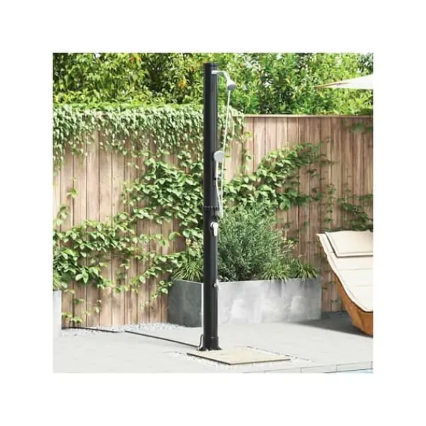 Best Utomhus solardusch - - Svart - PVC och Aluminium - 217 cm - Rotationshuvud - Solenergi Spa & Utomhusbad