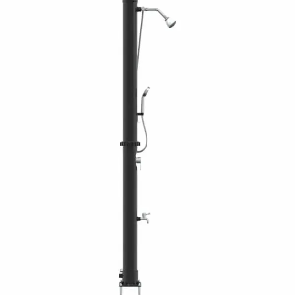 Utomhus Soldusch med Handdusch - Modern och Robust | Höjd: 217 cm | Volym: 20 L