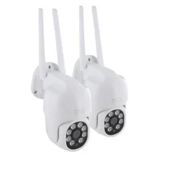 Best Utomhuskameror - DIO CONNECTED HOME - Set om 2 - Roterande trådbunden dubbelband - 4MP Säkerhetsmonitorer & Videokameror
