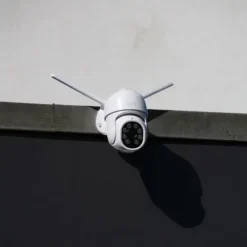 Best Utomhuskameror - DIO CONNECTED HOME - Set om 2 - Roterande trådbunden dubbelband - 4MP Säkerhetsmonitorer & Videokameror