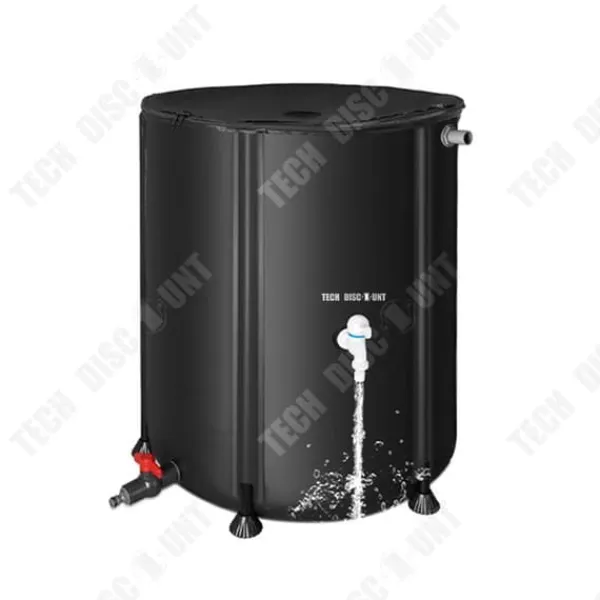 Outlet Vattenlagringsbehållare - PVC - 1000L - Fällbar - Multifunktionell - Trädgård Regntunnor