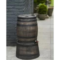 Discount Vattentank - NATUR - Fat - 30,5x58 cm - Brun - 120L Regntunnor