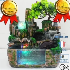 Online Vattentank - TECH DISCOUNT - TD® - 30x20x30 cm - LED-belysning - Energisparande Fontäner & Dammar