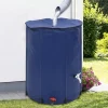 New Vattentank med kran vikbar 750 L PVC Regntunnor