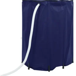 vidaXL Vattentank med kran vikbar 500 L PVC