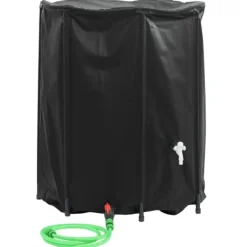 Clearance Vattentank med kran vikbar 1250 L PVC Regntunnor