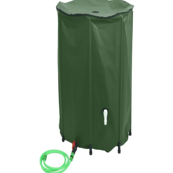 vidaXL Vattentank med kran vikbar 380 L PVC