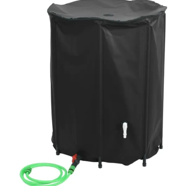 Outlet Vattentank med kran vikbar 1350 L PVC Regntunnor