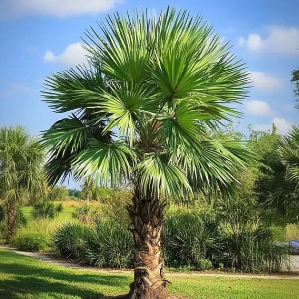 Väderkvarnspalm - Set om 4 - Trachycarpus Fortunei - Höjd 35-45cm - ⌀15cm