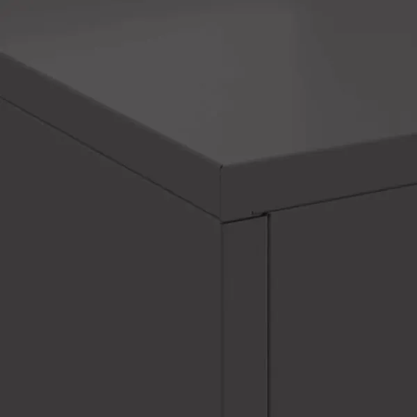 Clearance Vedeldad eldhäll med skorsten - Utomhus eldstad i svart stål | Storlek: 60x40x96 cm Öppna Spisar