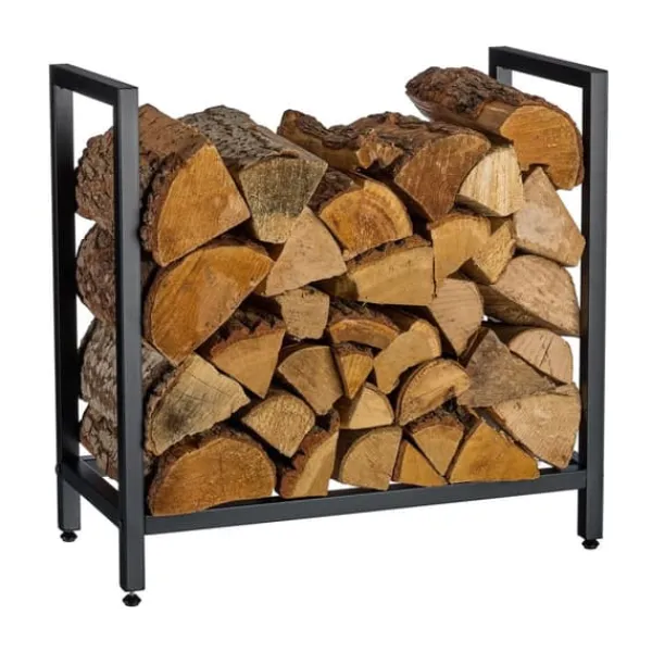 Outlet Vedförvaring, 62,5x65x30,5 cm Tillbehör Till Vedeldade Kaminer & Öppna Spisar