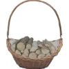 vidaXL Vedkorg med handtag 57x46,5x52 cm brun pil