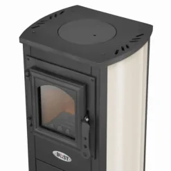 Hot Vedspis - stål - fristående - 8,5 kW - gjutjärn Vedeldade Kaminer