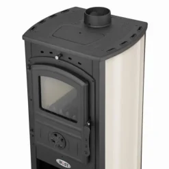 Sale Vedspis med kokplatta - 10 kW effekt - lättskött - upp till 100 m² Vedeldade Kaminer
