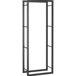 Vedställ & vedkorgar - Living Vedställ matt svart 50x28x132 cm stål