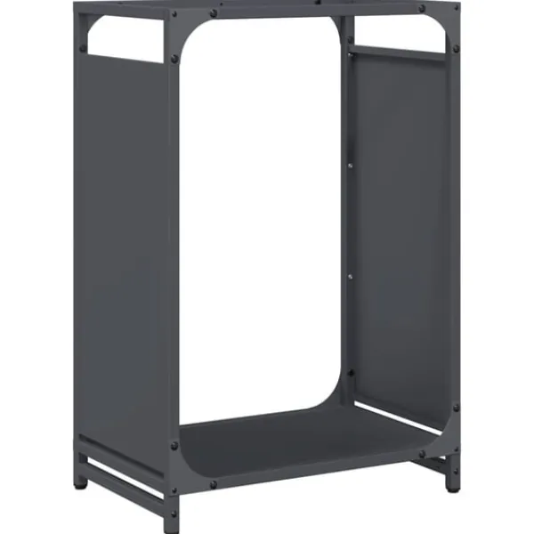vidaXL Vedställ antracit 44x28x65 cm kallvalsat stål