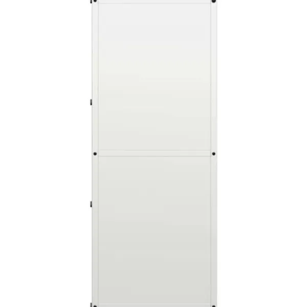 Vedställ i kallvalsat stål - Robusta och stiliga lösningar för vedförvaring | Storlek: 40x30x75 cm | Färg: Vit