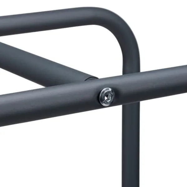 Vedställ, Metall, 100x40x25 cm, Antracit Tillbehör Till Vedeldade Kaminer & Öppna Spisar