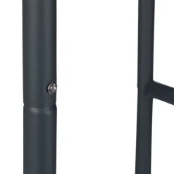 Vedställ, Metall, 100x40x25 cm, Antracit Tillbehör Till Vedeldade Kaminer & Öppna Spisar
