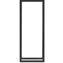 New Vedställ Täby vedförvaring 60x25x150 cm stål Tillbehör Till Vedeldade Kaminer & Öppna Spisar