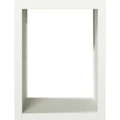 vidaXL Vedställ vit 60x40x80 cm stål