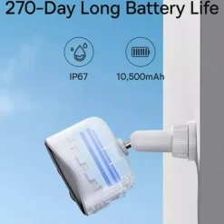 Outlet Övervakningskamera - BASEUS - N1 Plus - 2K - 16 GB - Nattvision - IP67 Säkerhetsmonitorer & Videokameror
