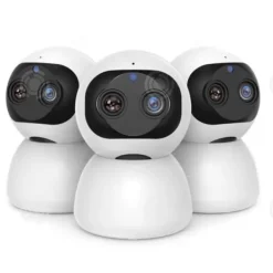 Clearance Övervakningskamera - INN® - HD binokulär robot - WiFi - 1080p - Inomhus Säkerhetsmonitorer & Videokameror